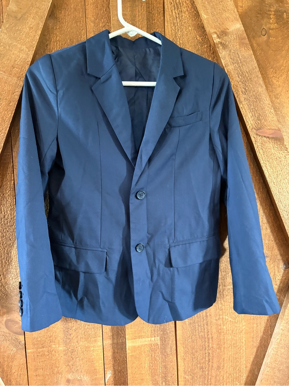 Place kids Navy Blue Two-Button Sport Coat